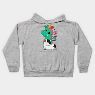 Dino Mite Cat Kids Hoodie